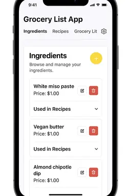 Grocery Application